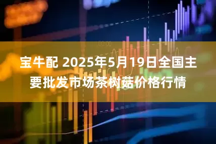 宝牛配 2025年5月19日全国主要批发市场茶树菇价格行情